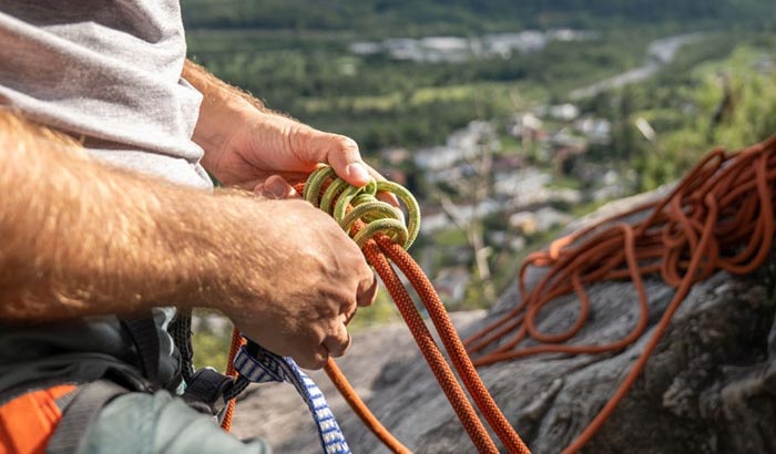 climbing ropes